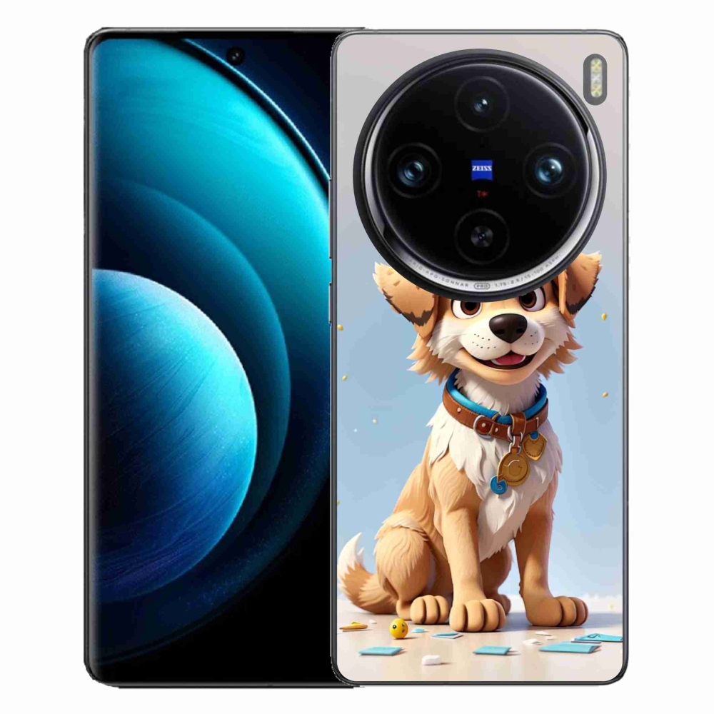 Gelový kryt mmCase na Vivo X100 Pro 5G - kreslené štěně