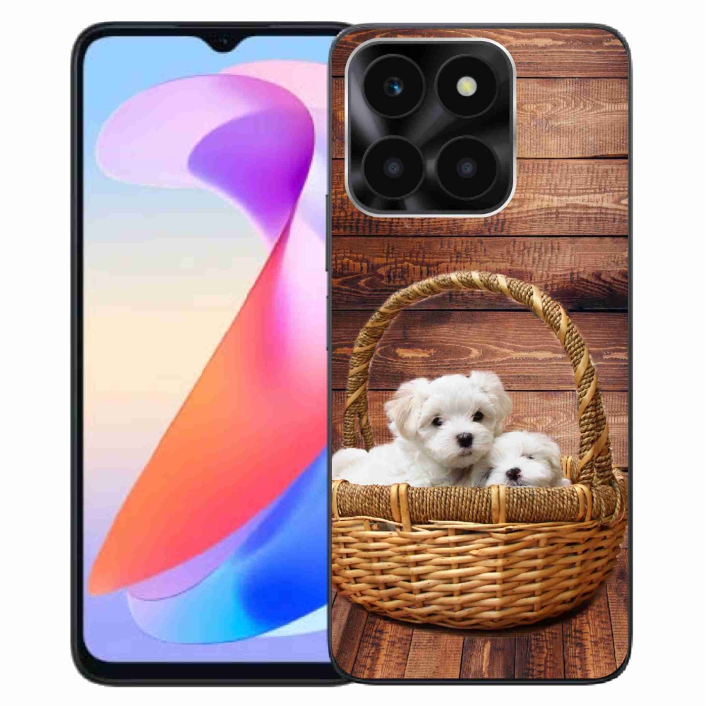 Gelový kryt mmCase na Honor X6a - štěňátka