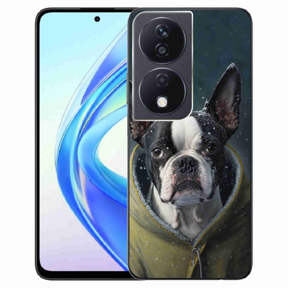 Gelový kryt mmCase na Honor X7b/Honor 90 Smart - buldoček