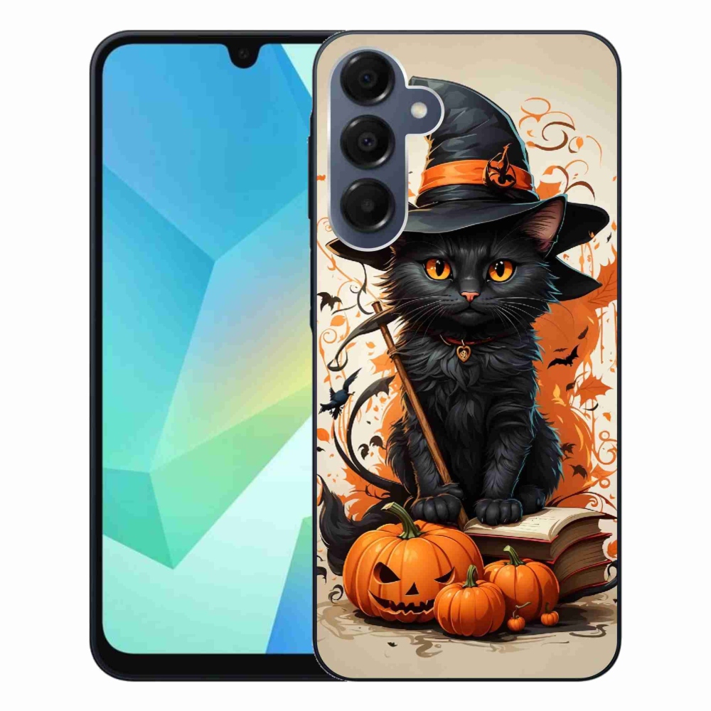 Gelový kryt mmCase na Samsung Galaxy A16 4G/5G - kocour čaroděj