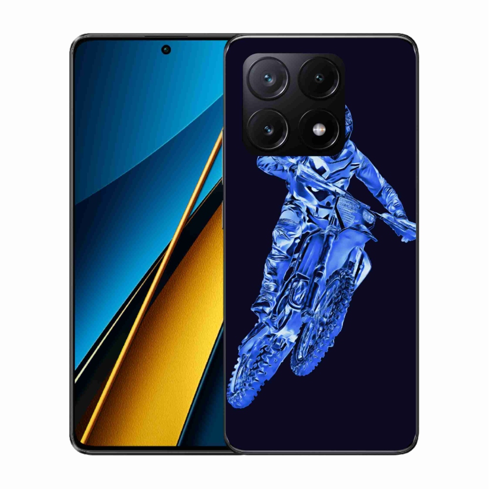 Gelový kryt mmCase na Xiaomi Poco X6 Pro 5G - motocross 1