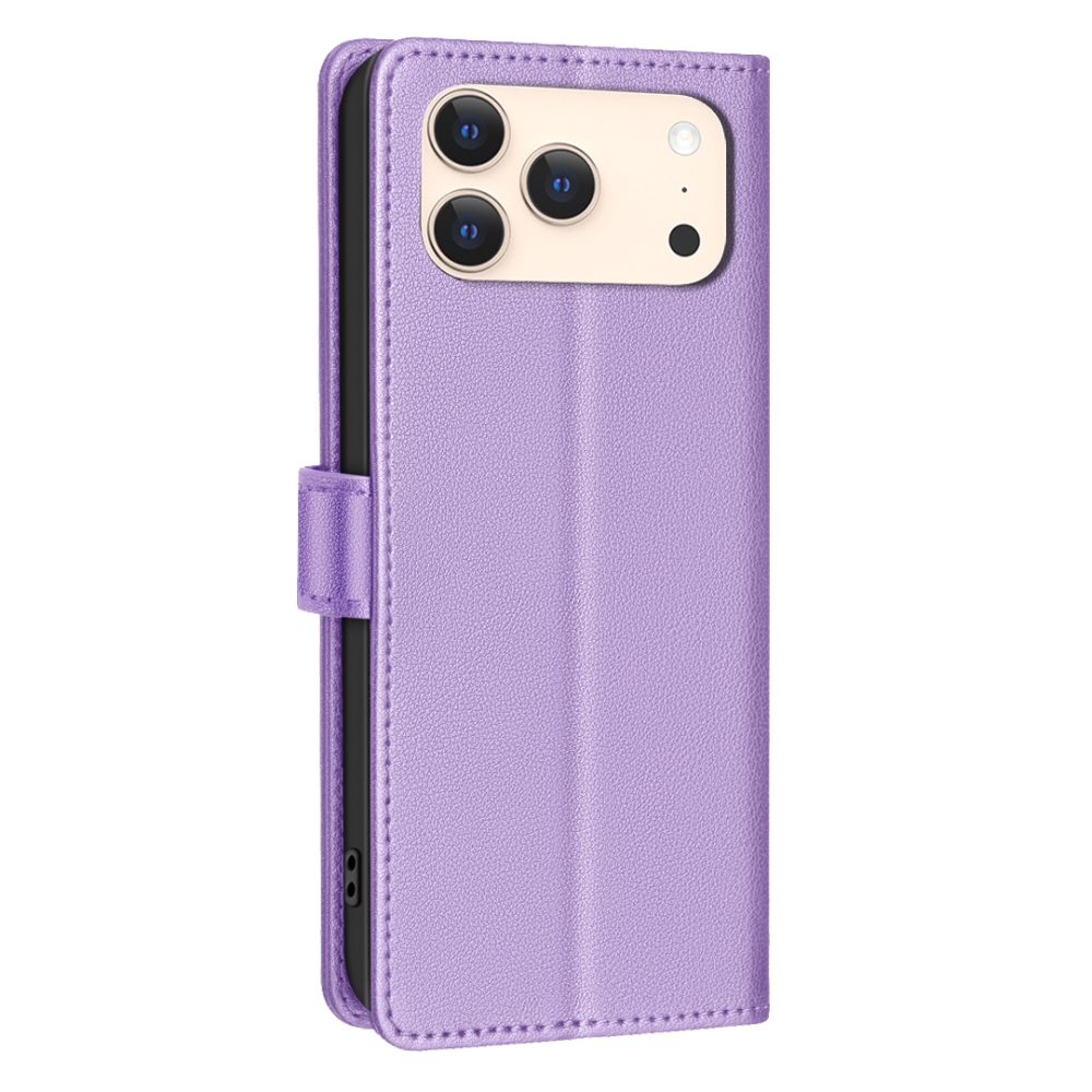 BINFEN knížkové pouzdro na iPhone 17 Pro Max - fialové