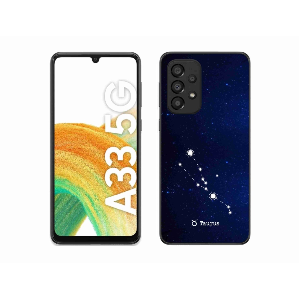 Gelový kryt mmCase na Samsung Galaxy A33 5G - souhvězdí Býka