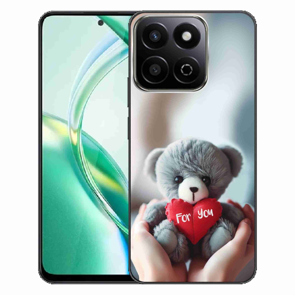 Gelový kryt mmCase na Honor 200 Smart 5G - medvídek pro zamilované