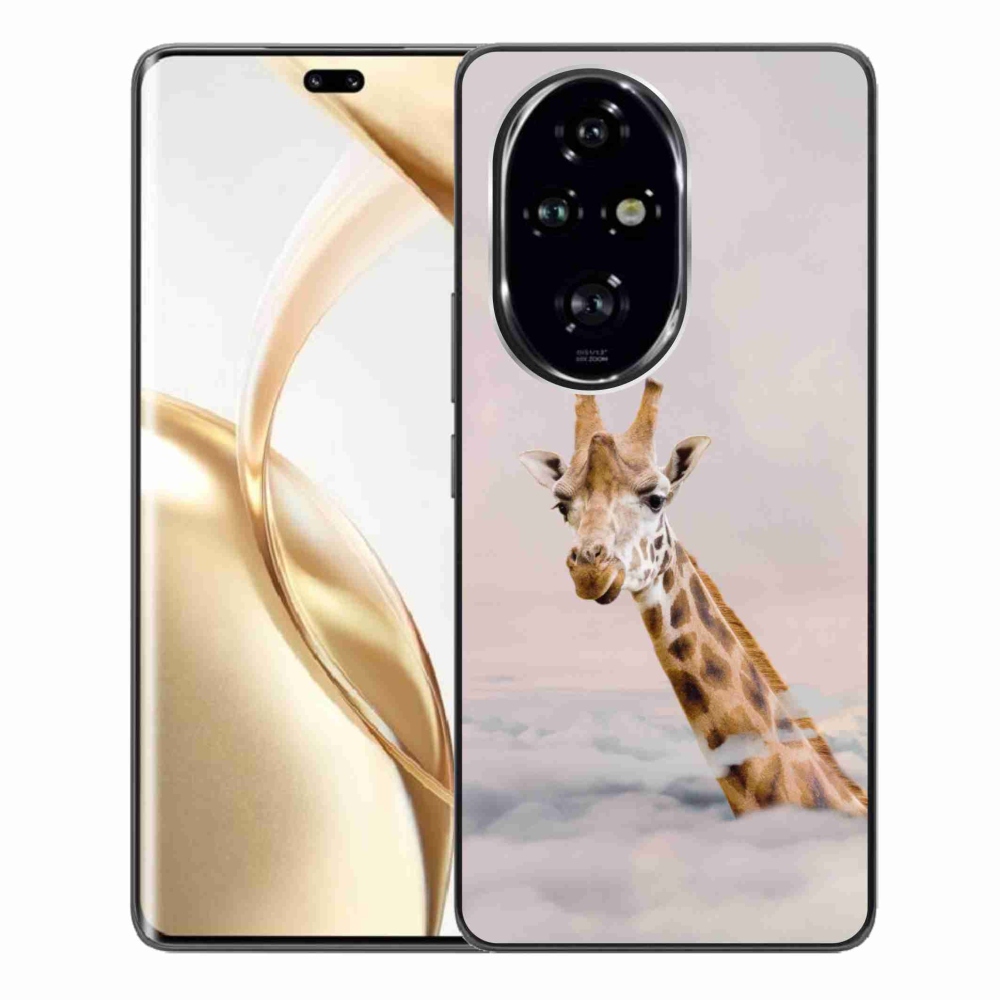 Gelový kryt mmCase na Honor 200 Pro 5G - žirafa v oblacích