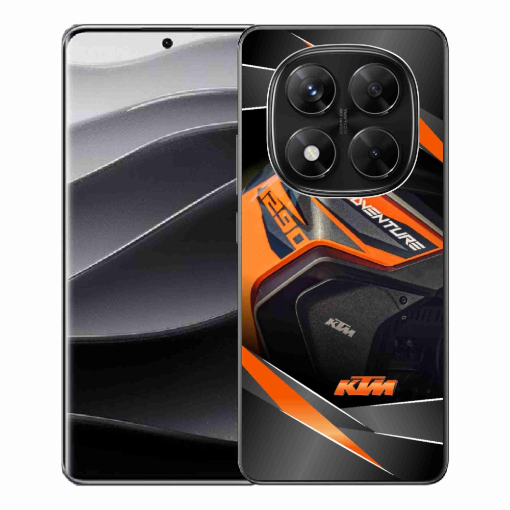 Gelový kryt mmCase na Xiaomi Redmi Note 14 Pro 5G/Poco X7 5G - motorka ktm