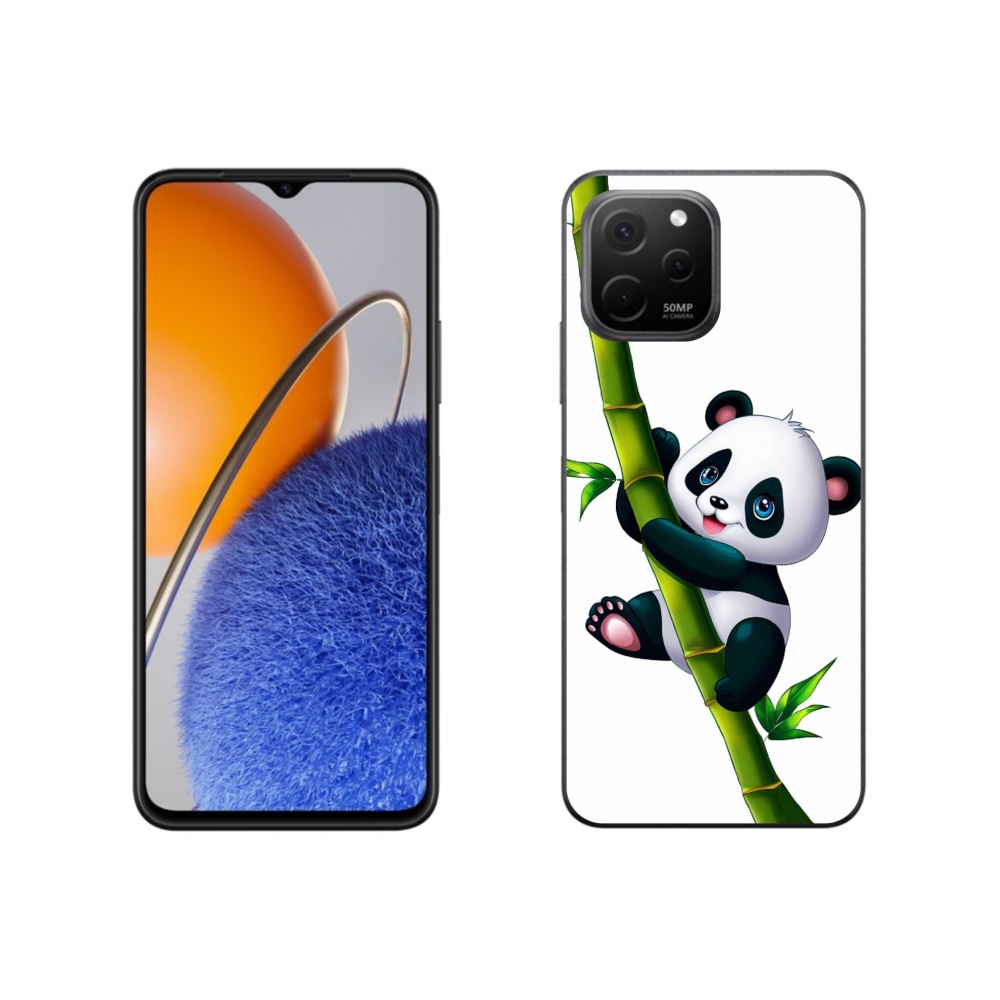 Gelový kryt mmCase na Huawei Nova Y61 - panda na bambusu