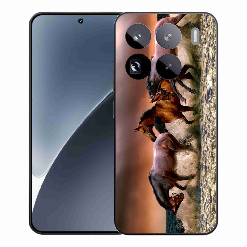 Gelový kryt mmCase na Xiaomi 15 Pro - koně 1
