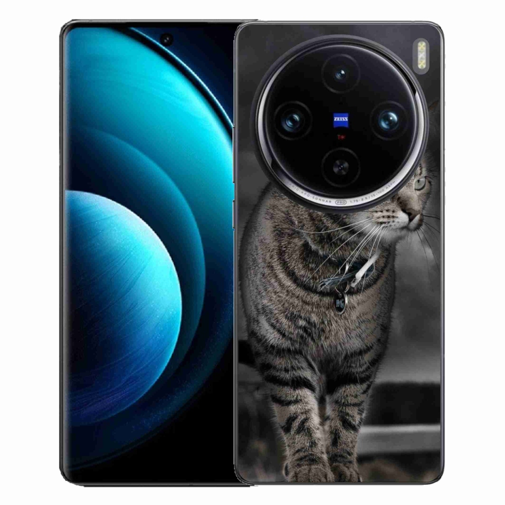 Gelový kryt mmCase na Vivo X100 Pro 5G - kočka