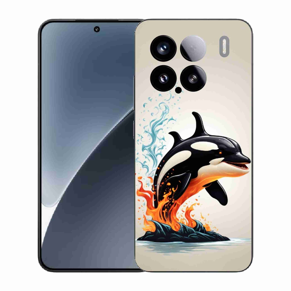 Gelový kryt mmCase na Xiaomi 15 - kosatka