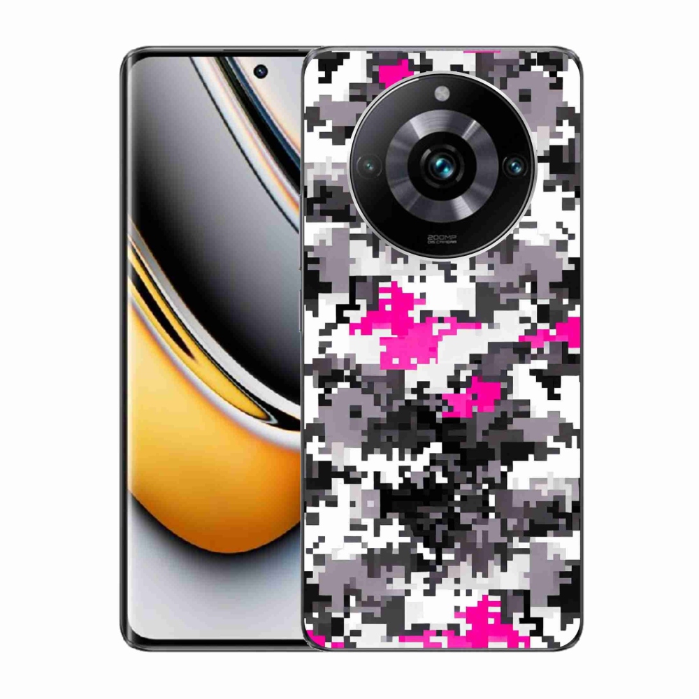 Gelový kryt mmCase na Realme 11 Pro/11 Pro+ - maskáčový vzor 4