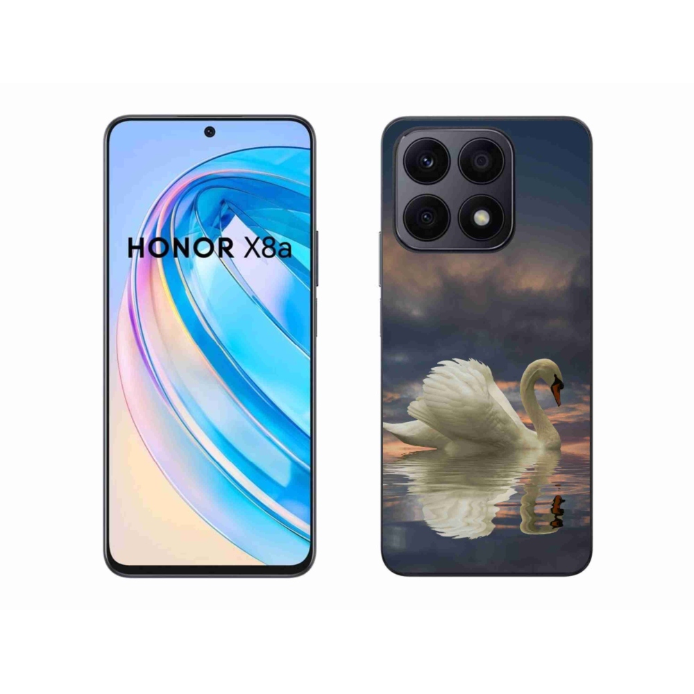 Gelový kryt mmCase na Honor X8a - labuť