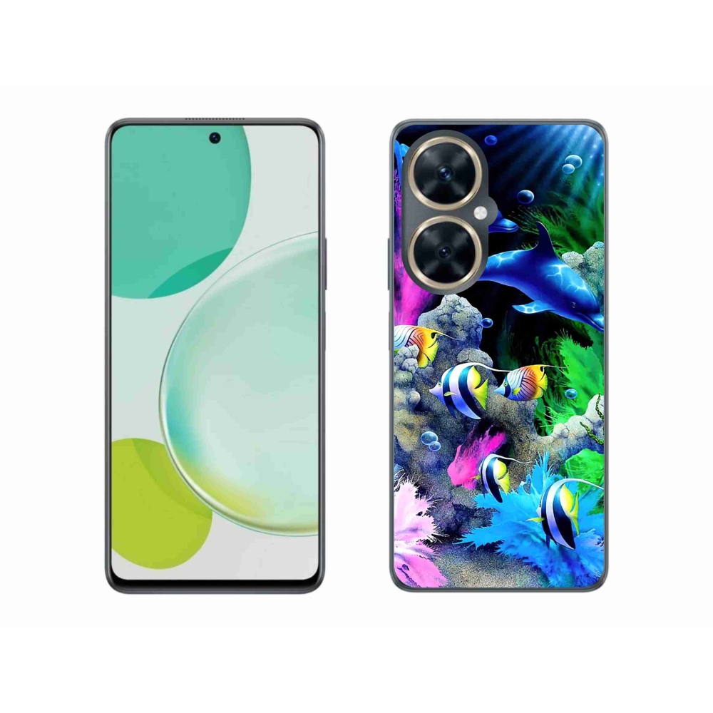 Gelový obal mmCase na Huawei Nova 11i - mořský svět