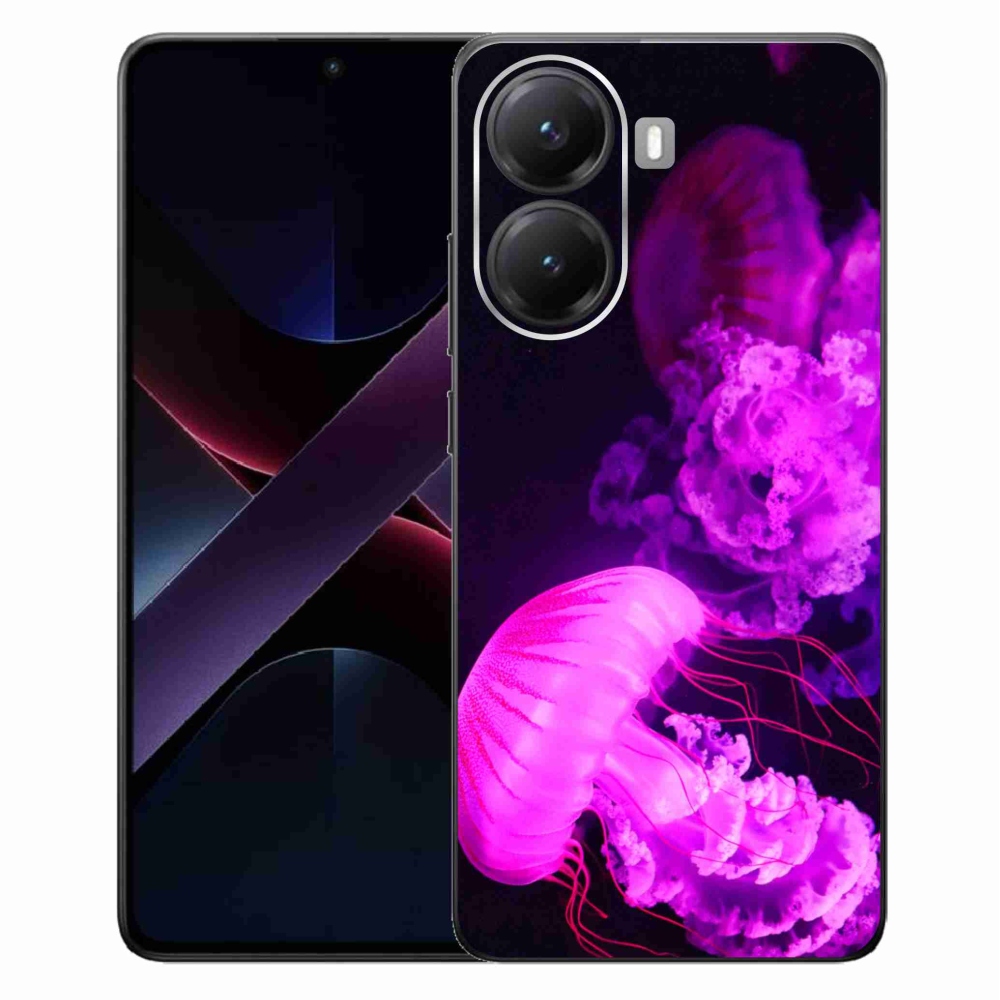 Gelový kryt mmCase na Xiaomi Poco X7 Pro 5G - medúza 1