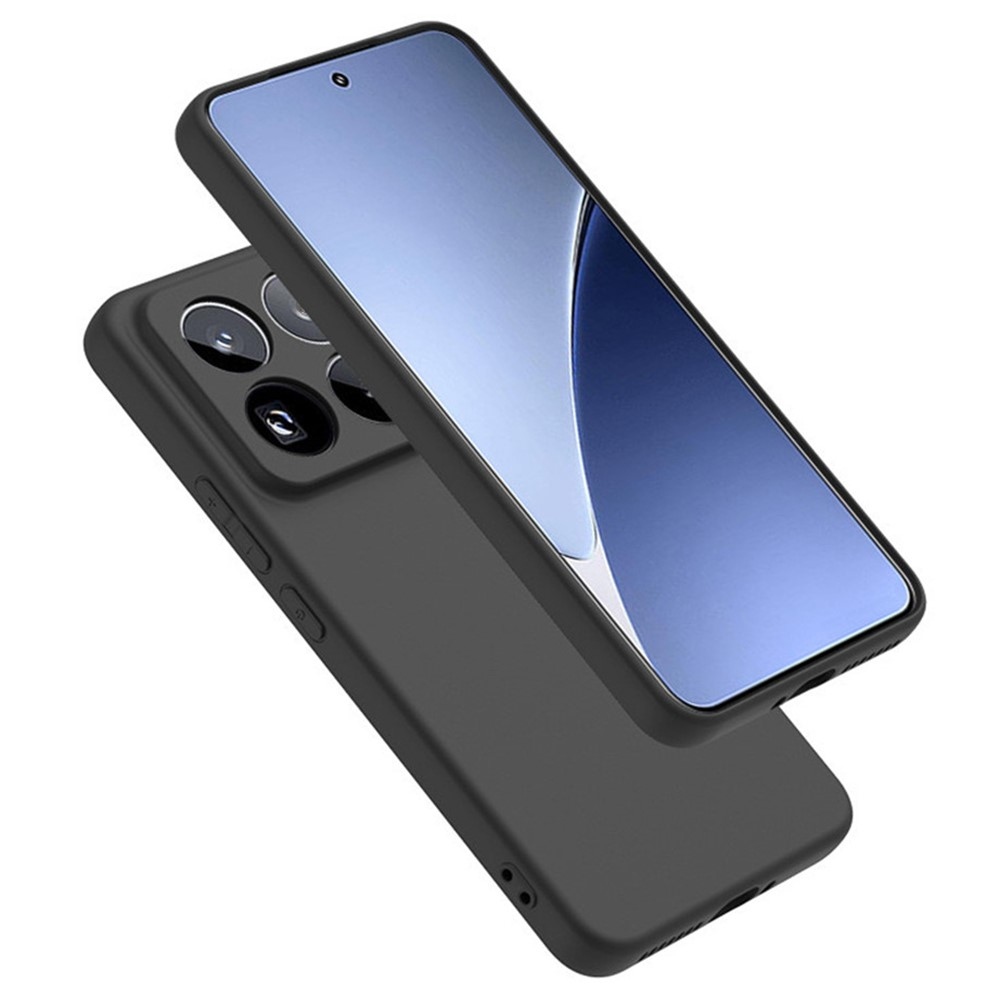 Matný gelový obal na Xiaomi 15 Pro - černý