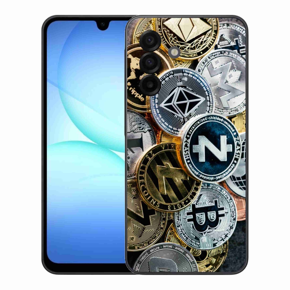 Gelový kryt mmCase na Samsung Galaxy A17 5G - kryptoměny