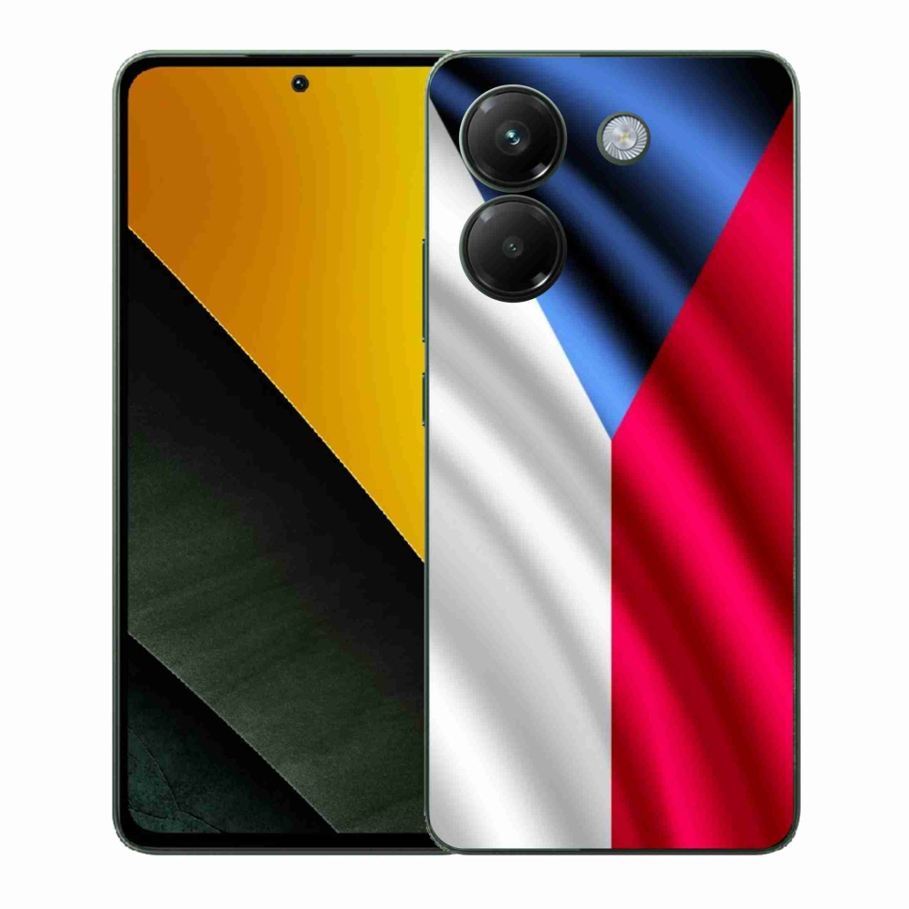 Gelový kryt mmCase na Xiaomi Poco M7 Pro 5G - česká vlajka