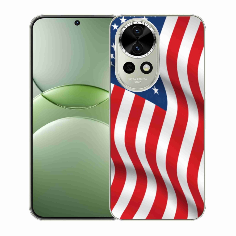 Gelový kryt mmCase na Huawei Nova 13 5G - USA vlajka