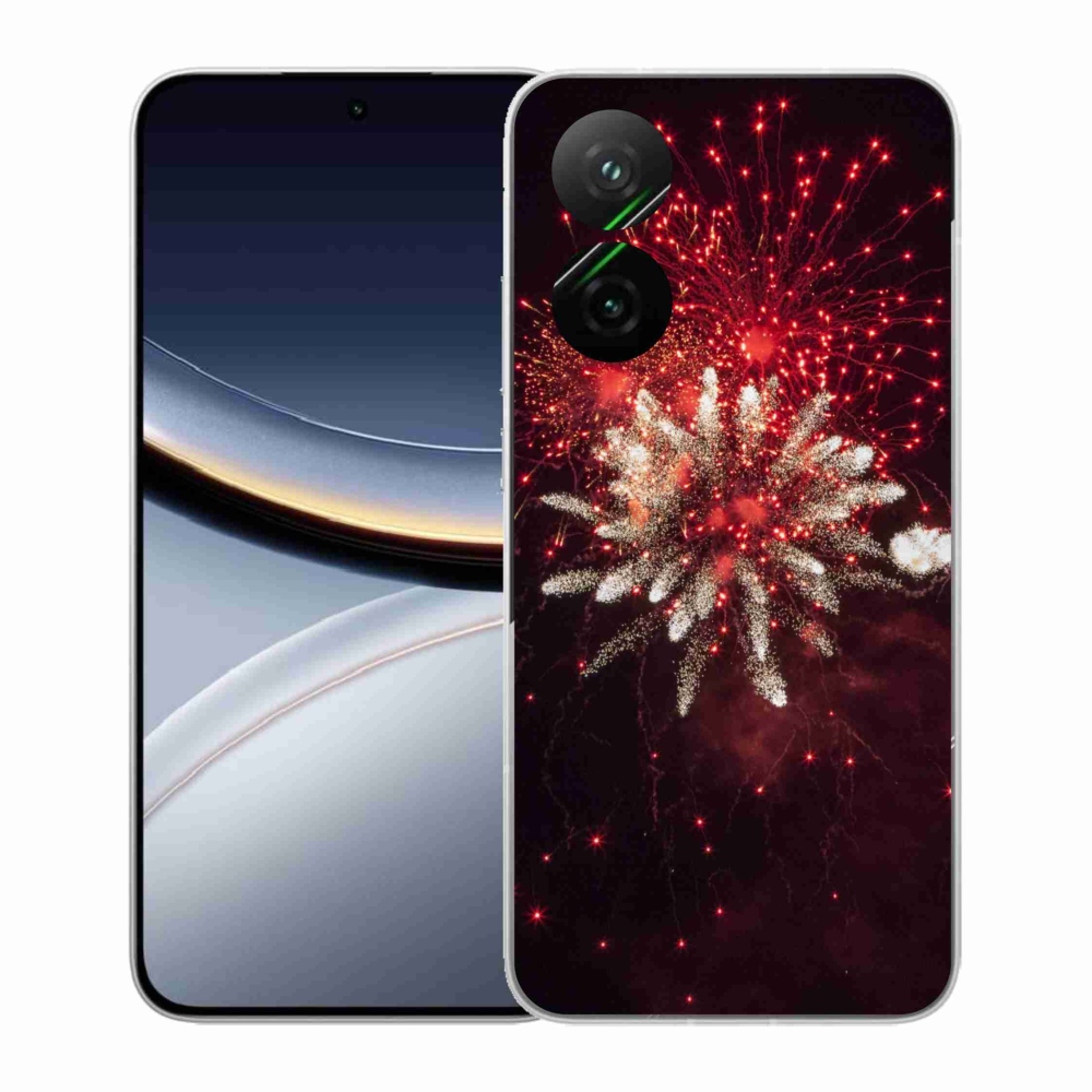 Gelový kryt mmCase na Xiaomi Poco F7 5G - ohňostroj