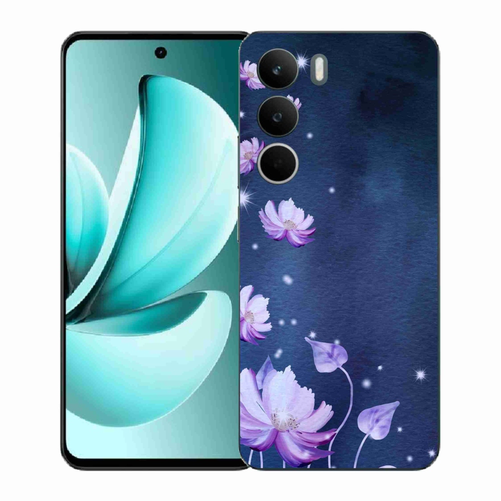 Gelový kryt mmCase na Realme C71 - padající květy