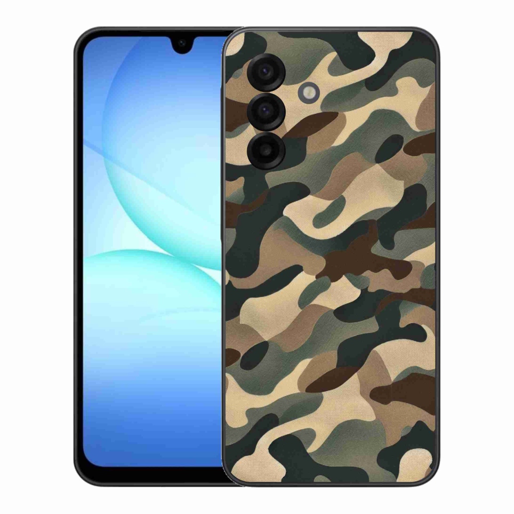 Gelový kryt mmCase na Samsung Galaxy A17 4G/5G - maskáčový vzor 11