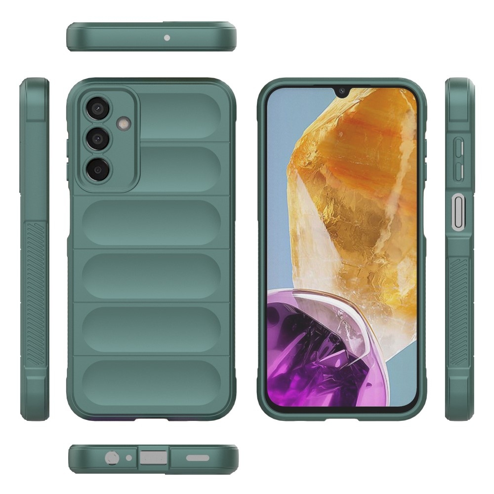 Rugg odolný gelový obal na Samsung Galaxy M15 5G - zelený