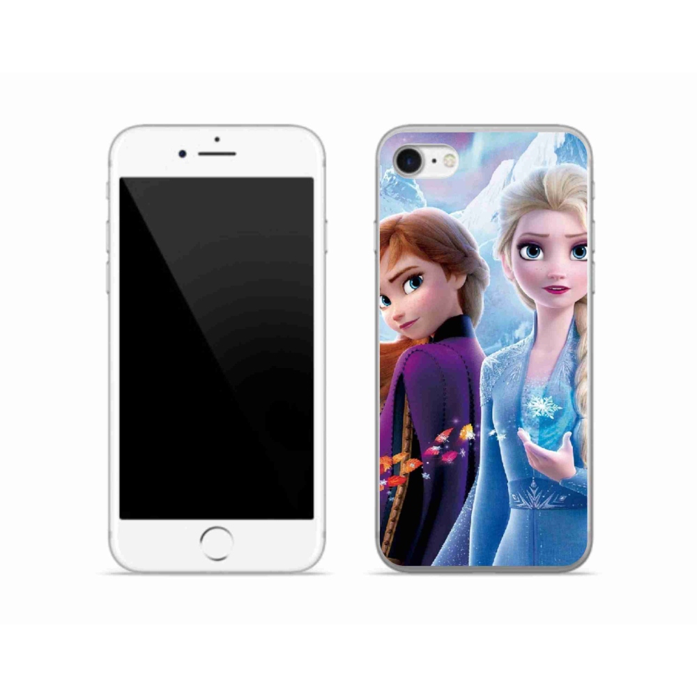 Gelový kryt mmCase na iPhone SE (2020) - ledové království 3