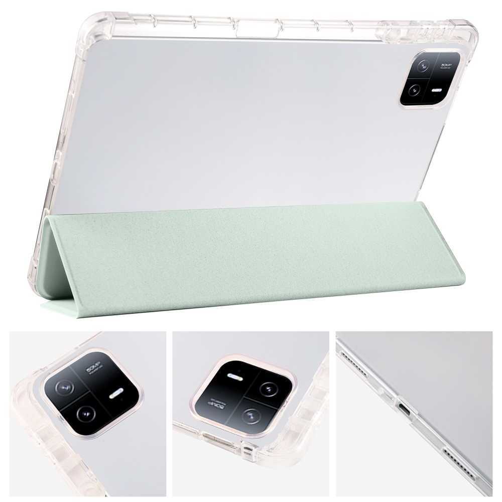 Polohovatelné pouzdro na Xiaomi Pad 6 - světlezelené