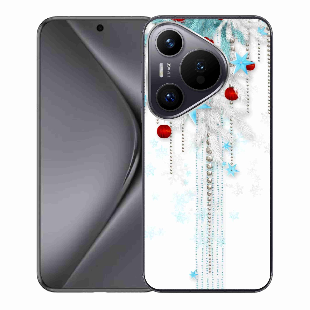 Gelový kryt mmCase na Huawei Pura 70 - vánoční ozdoby