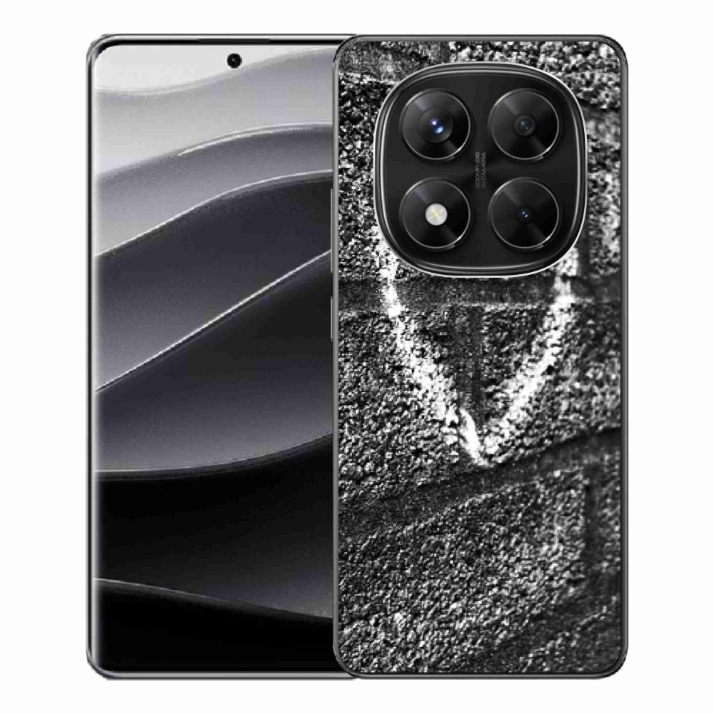 Gelový kryt mmCase na Xiaomi Redmi Note 14 Pro 5G/Poco X7 5G - srdce na zdi