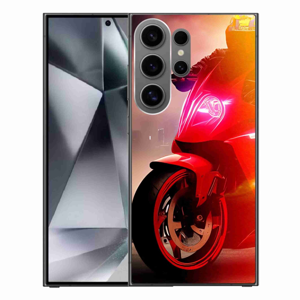 Gelový kryt mmCase na Samsung Galaxy S24 Ultra - motorka