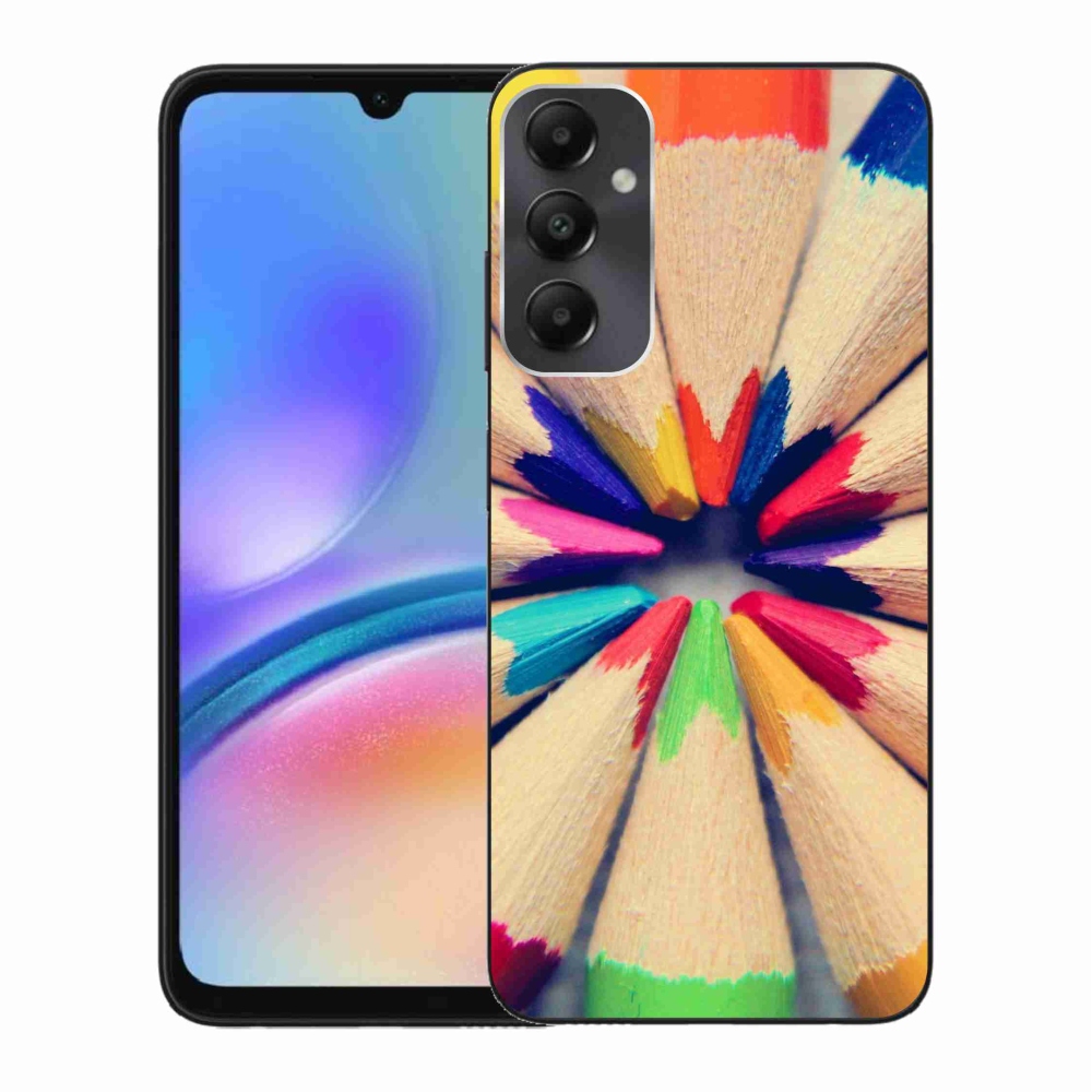 Gelový kryt mmCase na Samsung Galaxy A05s - pastelky 