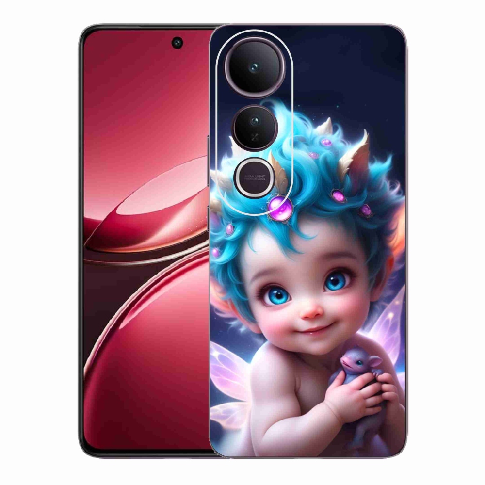 Gelový kryt mmCase na Vivo V50 Lite 4G/5G - dítě s motýlími křídly