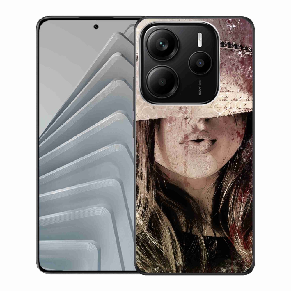 Gelový kryt mmCase na Xiaomi Redmi Note 14 5G - dívka