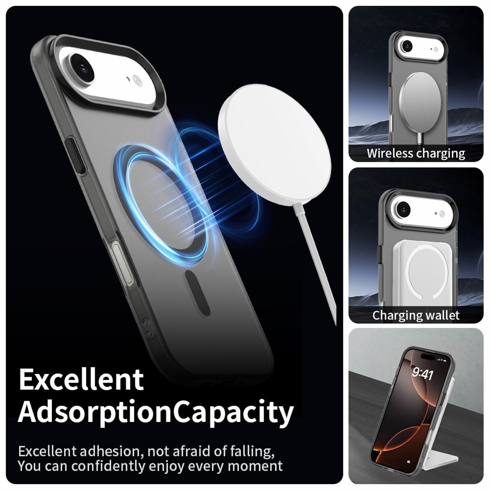 Candy gelový obal MagSafe pro iPhone 17 Air - černý
