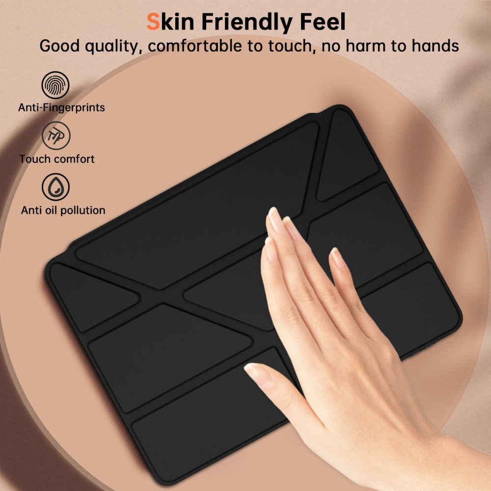 Origami chytré polohovací pouzdro na tablet Xiaomi Pad 7/7 Pro - černé