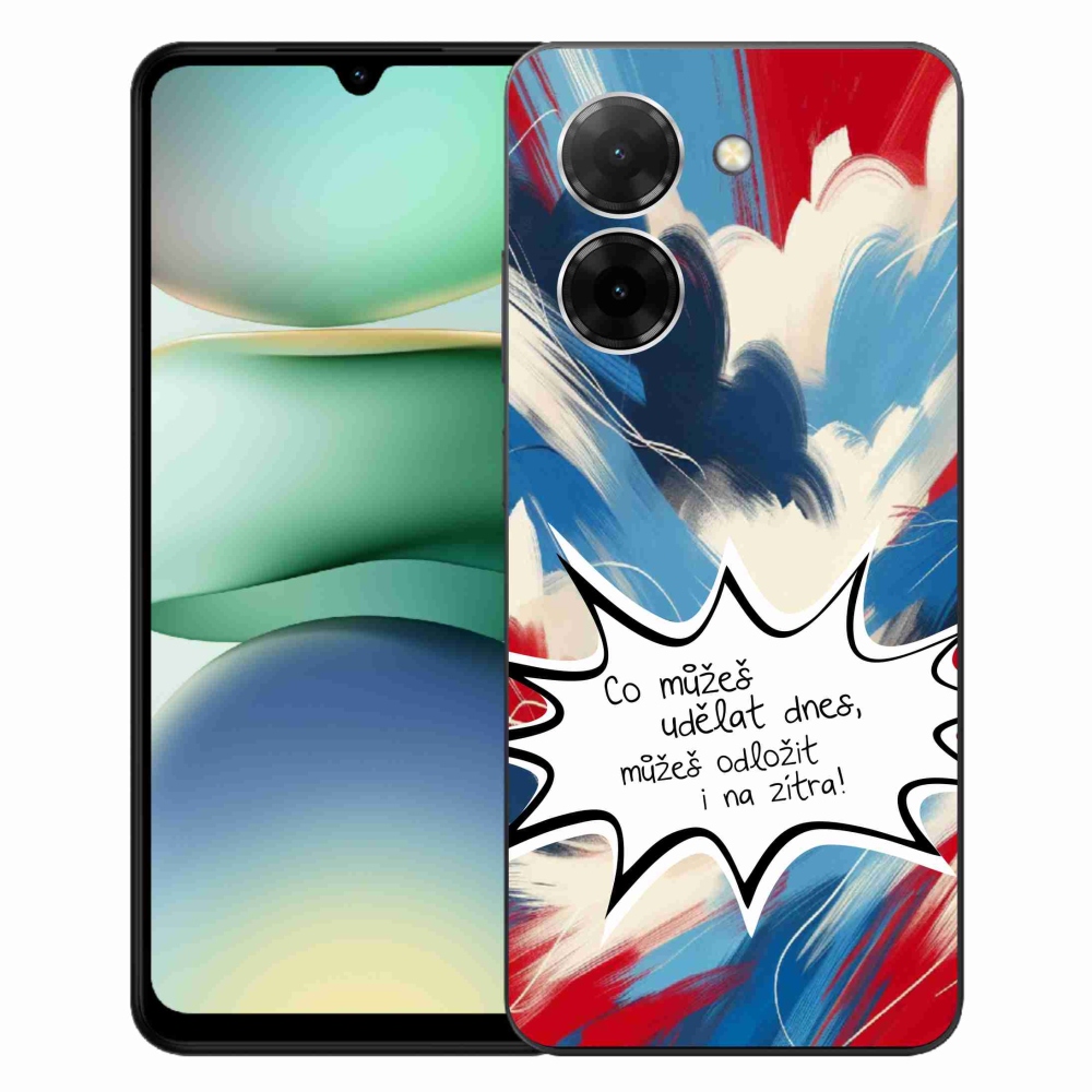 Gelový kryt mmCase na Xiaomi Redmi A5 (171.7x77.8x8.3mm) - vtipný text 9 bílé pozadí