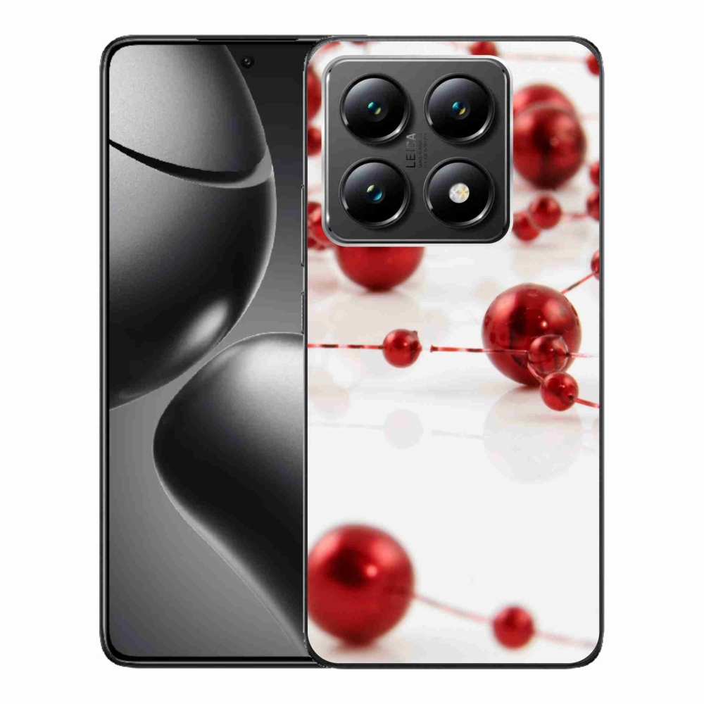 Gelový kryt mmCase na Xiaomi 14T - vánoční řetěz