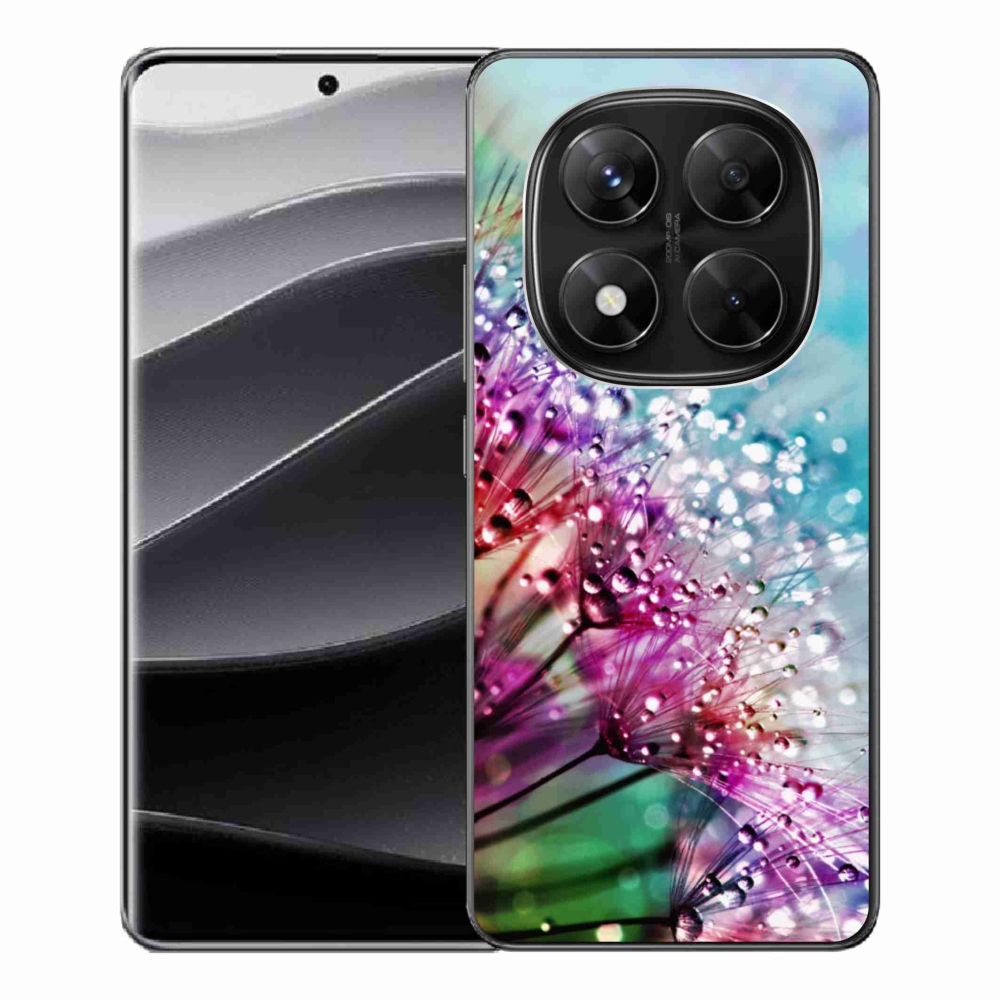 Gelový kryt mmCase na Xiaomi Redmi Note 14 Pro 5G/Poco X7 5G - barevné květy