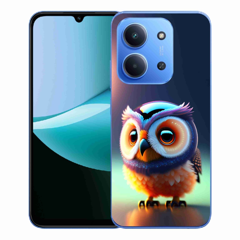 Gelový kryt mmCase na Xiaomi Redmi 15C 4G/5G (173mm) - sovička