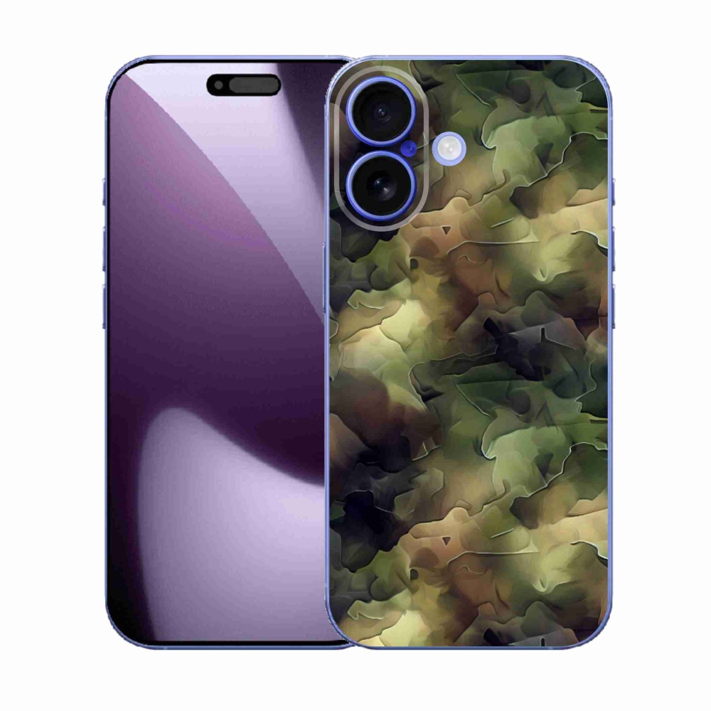 Gelový kryt mmCase na iPhone 17 - maskáčový vzor 10
