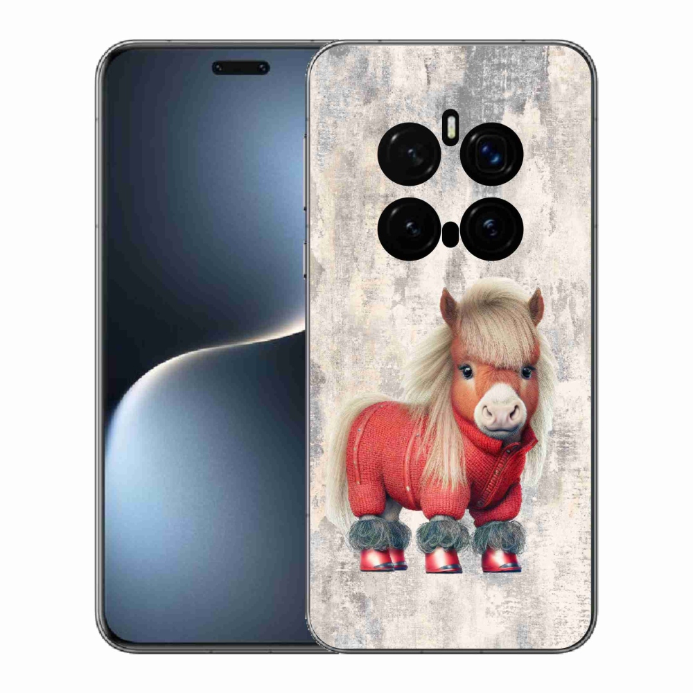 Gelový kryt mmCase na Honor Magic 7 Pro 5G - poník ve svetru