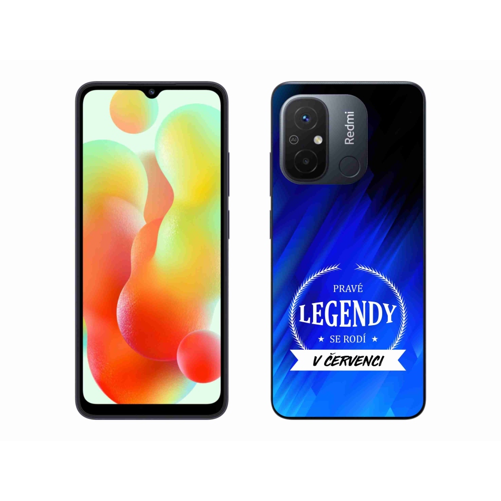 Gelový kryt mmCase na Xiaomi Redmi 12C - legendy v červenci modré pozadí