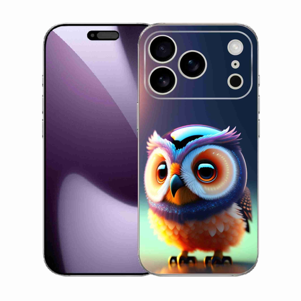 Gelový kryt mmCase na iPhone 17 Pro - sovička