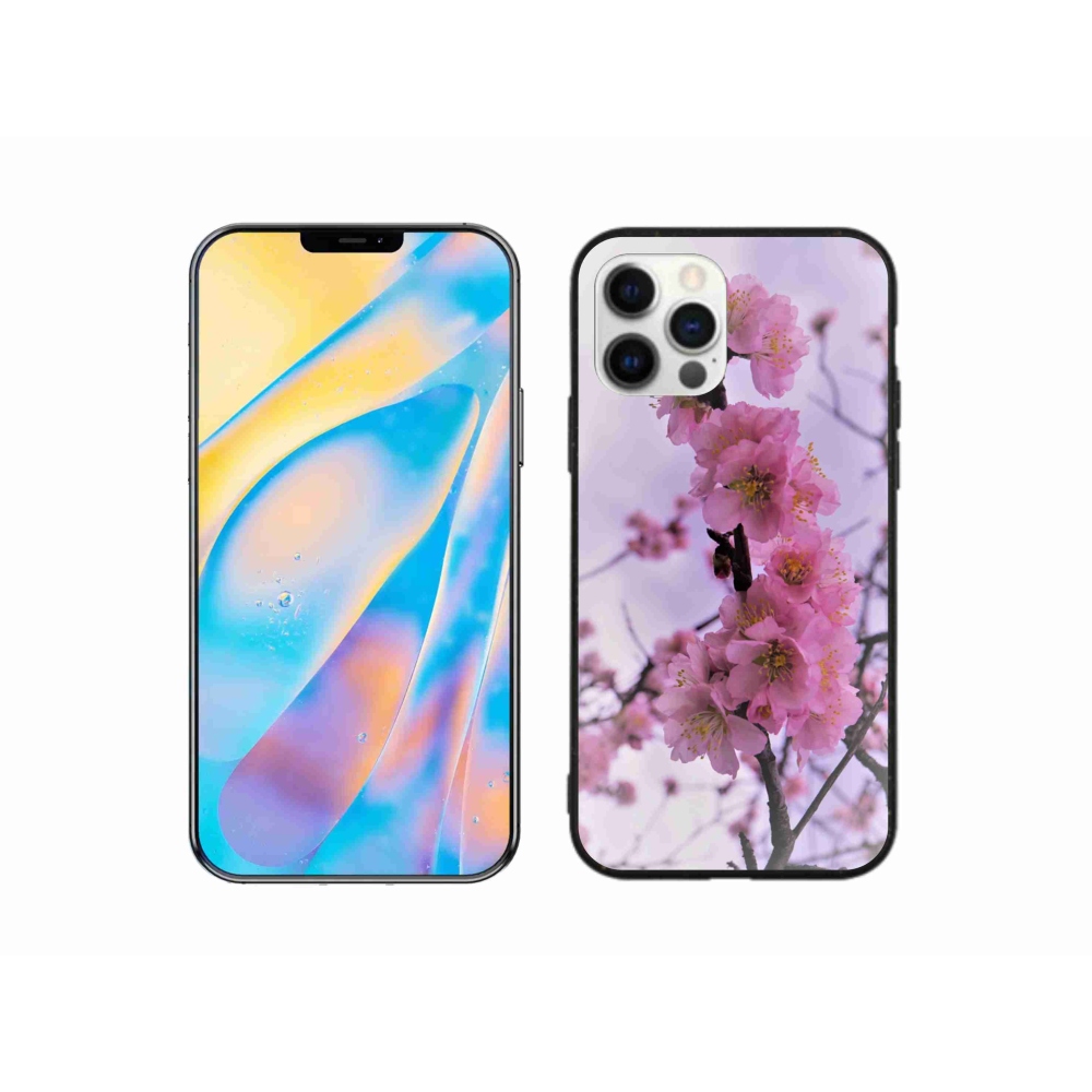 Gelový kryt mmCase na iPhone 12 Pro - květiny 7