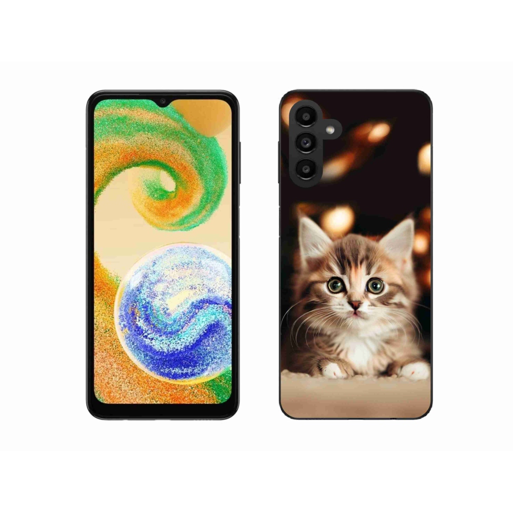 Gelový kryt mmCase na Samsung Galaxy A04s (164.7x76.7x9.1mm) - roztomilé kotě 2