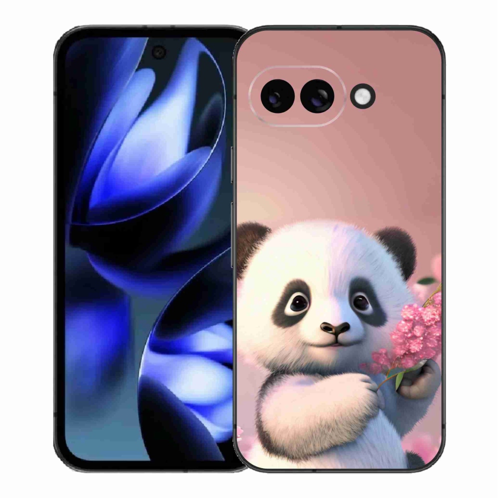 Gelový kryt mmCase na Google Pixel 9a - roztomilá panda