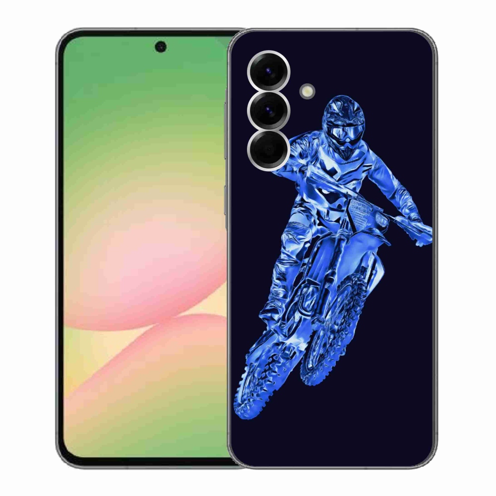 Gelový kryt mmCase na Samsung Galaxy A56 5G - motocross 1