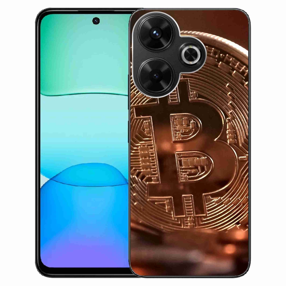 Gelový kryt mmCase na Xiaomi Redmi 13 4G/Poco M6 4G - bitcoin
