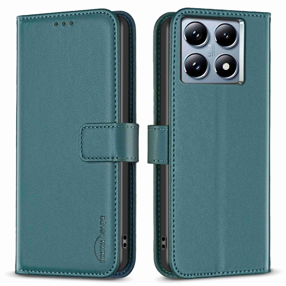 BNF knížkové pouzdro na Xiaomi 14T Pro - zelené